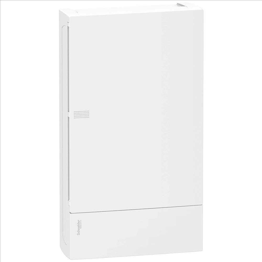 Quadro de Distribuição Quadro de Distribuição PVC Sobrepor 36 Disjuntores DIN sem Barramento sem Geral Branco Porta Opaca Mini Pragma