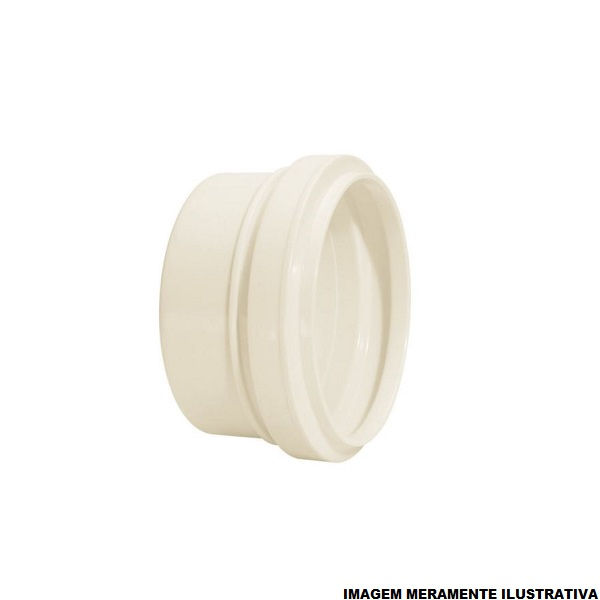 Tampão Tampão PVC Cap 150 mm Classe 8 Branco Esgoto