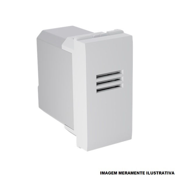 Módulo Módulo Campainha Cigarra 1 Módulo 127VCA PVC Branco Linha Origen