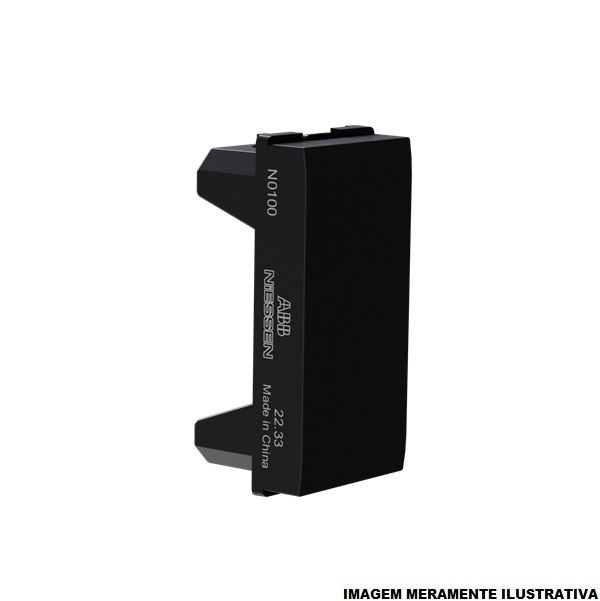 Módulo Módulo Cego PVC Preto Linha Origen