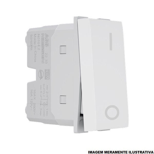 Módulo Módulo Interruptor Bipolar Paralelo 16A/250VCA PVC Branco Linha Origen