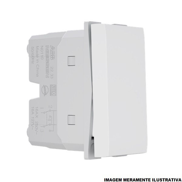 Módulo Módulo Interruptor Intermediário 10A/250VCA PVC Branco Linha Origen