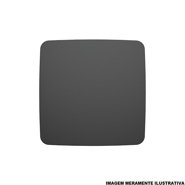 Placa PVC Cega 4x4 Preta Linha Origen