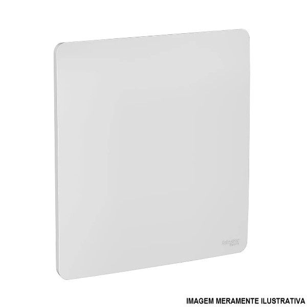 Placa PVC Cega 4x4 Prata Linha Essence Orion Gamma Silver