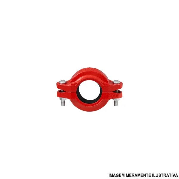 Acoplamento Rígido Ranhurado 2.1/2"(73 mm)