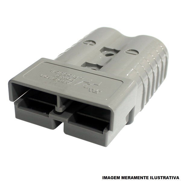 Conector Para Bateria Tracionaria 175A Cinza