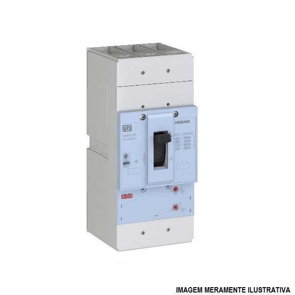 Disjuntor Termomagnético Ajustável Tripolar DWB400N 160-200A 40 KA/35 KA 220/380VCA Caixa Moldada Térmico Ajustável