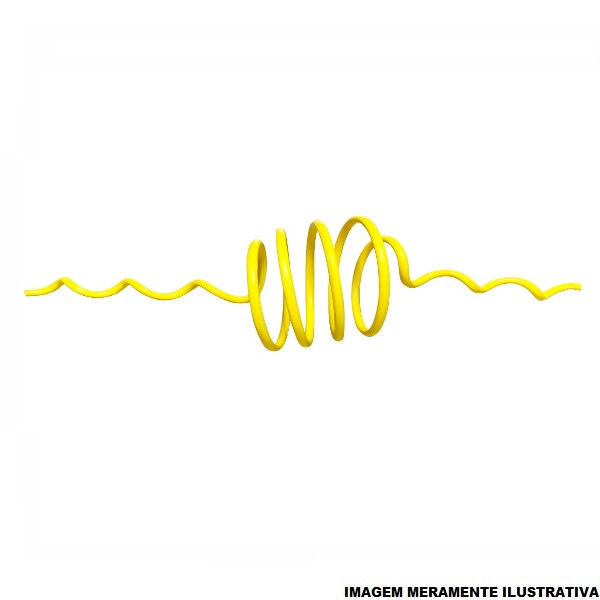 Protetor Preformado Passaro Pequeno Porte PVC 11,43-15,23 mm Amarelo