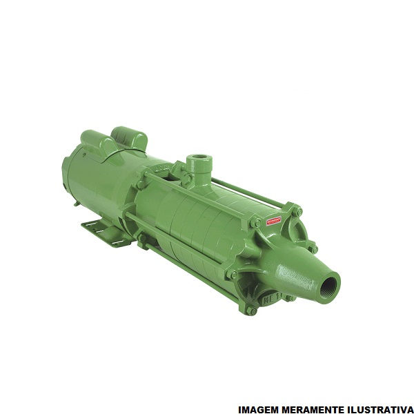 Motobomba Centrífuga Trifásica 1,50 CV Me-BR 1315 220/380VCA Multiestágio Verde