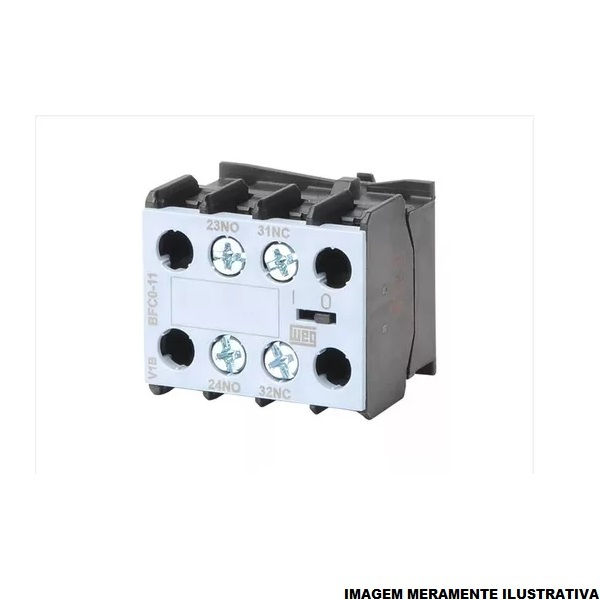 Bloco Contato Frontal 2NA+2NF para Contator CWC025