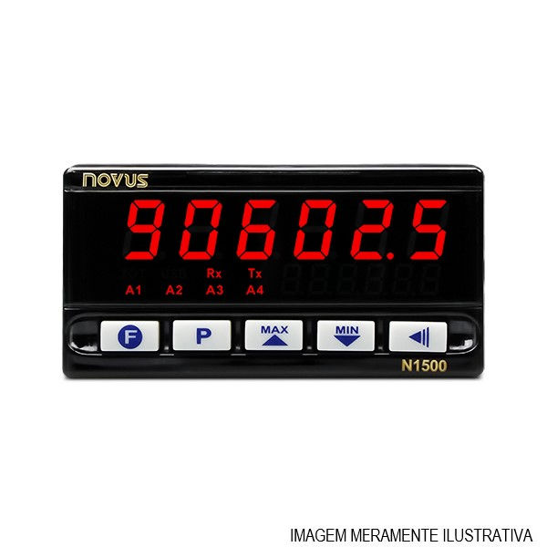 Controlador Temperatura Digital J,k,t,n,r,s,b,e, PT100 4-20 MA 100-240VCA/CC 96x48x92 mm 6 Dígitos