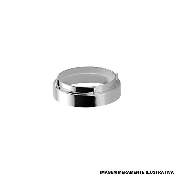 Prolongador ABS para Canopla 10x55 mm Cromado Ajustável