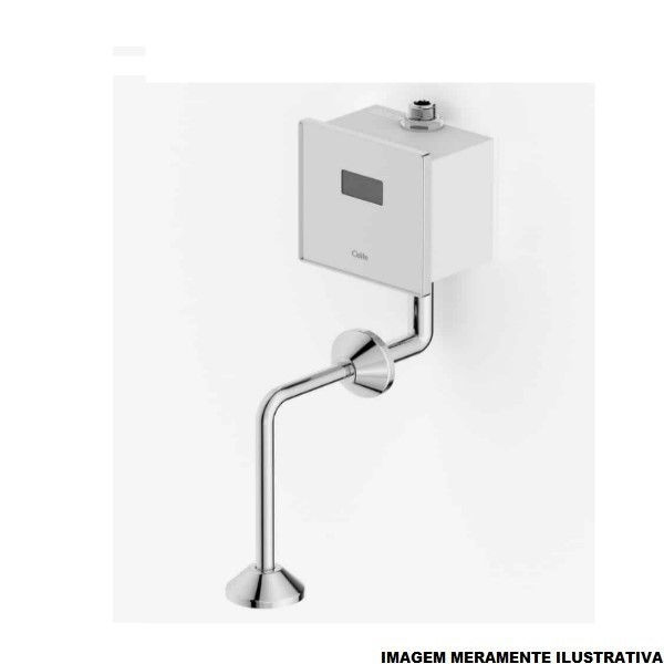 Válvula Válvula Parede Eletrônica Metal 1/2"-3/4" Cromada para Mictório