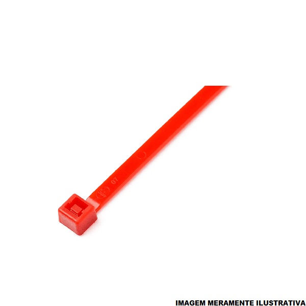 Abraçadeira Abraçadeira NYLON Amarração 283x4,80 mm Vermelha 76 mm