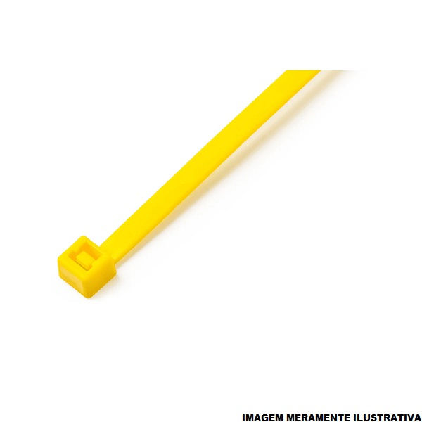 Abraçadeira Abraçadeira NYLON Amarração 100x2,50 mm Amarela 22 mm