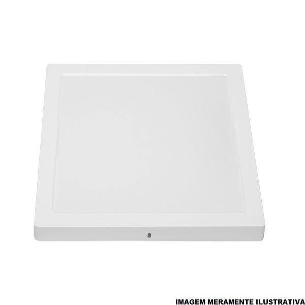 Painel Led Sobrepor 36W PVC Quadrado 400x400 mm 2800 lm 6500K Bivolt LYS 20.000H
