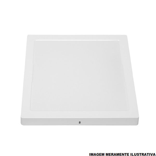 Painel Led Sobrepor 36W PVC Quadrado 400x400 mm 2800 lm 6500K Bivolt LYS 20.000H
