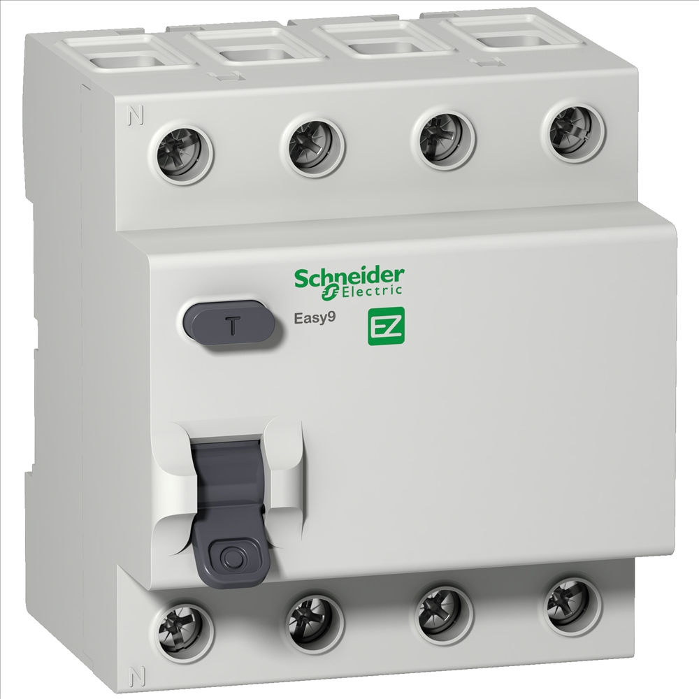 Interruptor dr Tetrapolar 6 KA 400VCA 40A 300 MA DIN Tipo AC Diferencial Residual