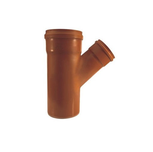 Junção Junção PVC Redução com Bolsas e Ponta 200x100 mm Coletora Laranja Esgoto/Água Pluvial