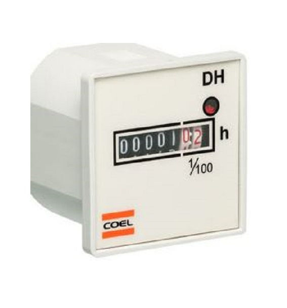 Controlador Horímetro Eletromecânico 220VCA 48x48 mm 60 Hz Totalizador