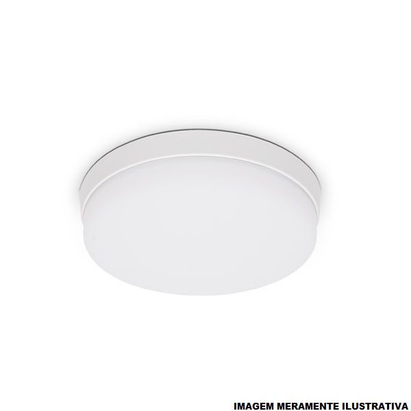 Painel Led Sobrepor 36W Frameless Redondo 222x36 mm 3600 lm 3000K Bivolt 15.000H