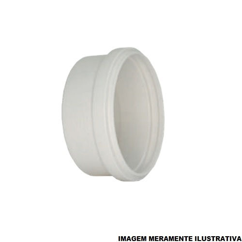 Tampão Tampão PVC Cap 350 mm Classe 8 Branco Esgoto