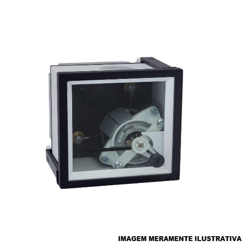 Amperímetro Amperímetro Medidor Analógico sem Escala 72x72 mm