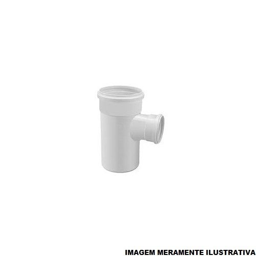 Te PVC Redução 300x250 mm Classe 8 Branco Esgoto