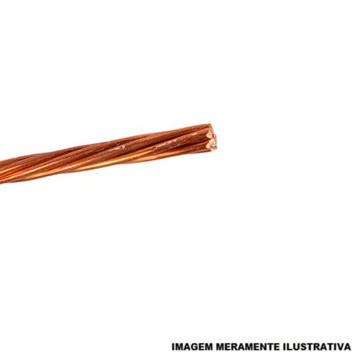Cabo Cobre NU 7 Fios 1x 25,00 mm² Têmpera Mole 6,18 mm NBR 6524 Classe 2 (0,227 Kg/m)