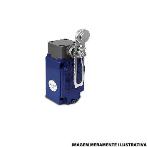 Fim de Curso Ação Rápida AXCK-J10541 3A 240VCA Corpo Metálico Caixa Larga com Haste e Roldana 1NA+1NF