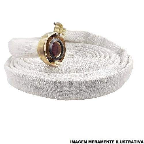 Mangueira Tipo I Poliéster 1.1/2" com 30 M Branca
