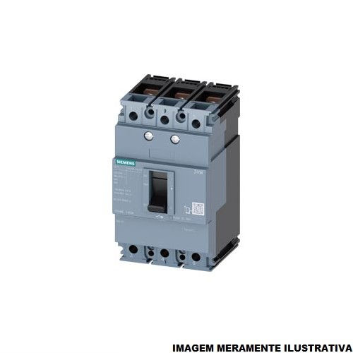 Disjuntor Termomagnético Ajustável Tripolar 3VM11 50A 85 KA/36 KA 220/380VCA Caixa Moldada
