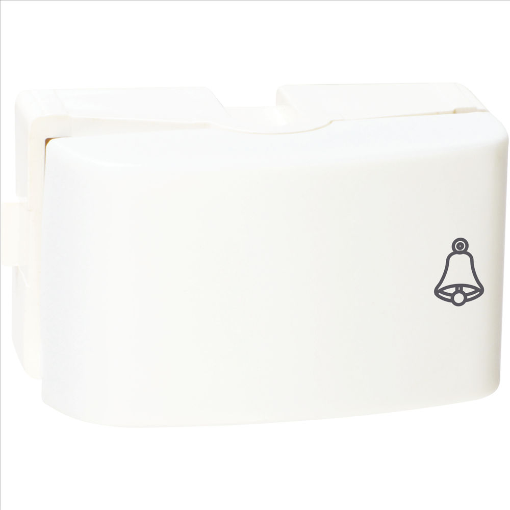 Módulo Módulo Pulsador Campainha 10A/250VCA PVC Branco Lunare