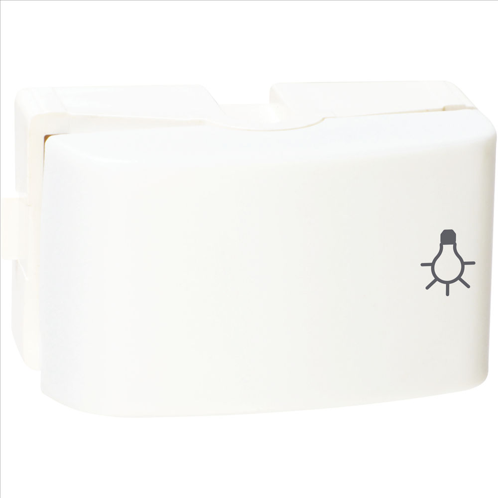 Módulo Módulo Pulsador Minuteria 10A/250VCA PVC Branco Lunare