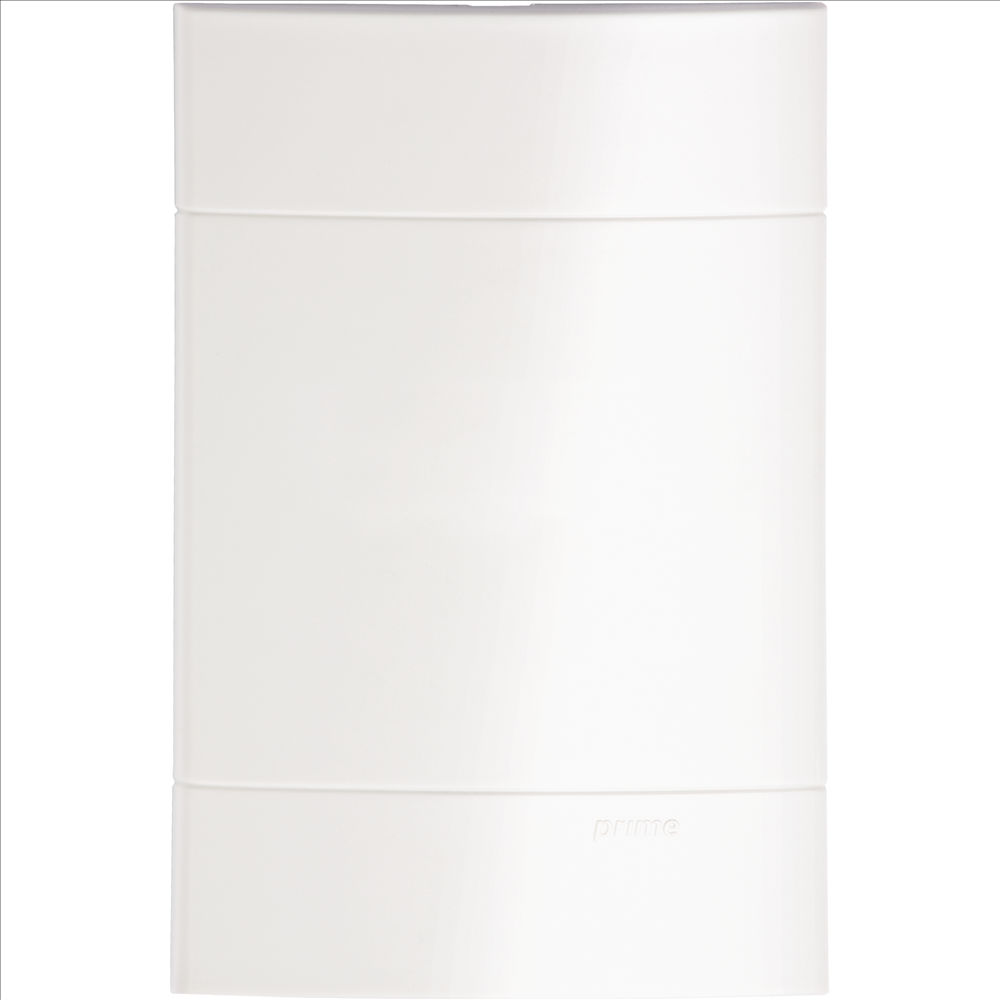 Placa PVC Cega 4x2 Branca Lunare