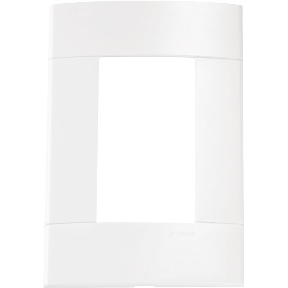 Placa PVC para 3 Módulos 4x2 Branca Lunare