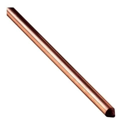Haste Cobreada para Aterramento 3/4x3,0 M Alta Camada Trefilada de Aço Carbono Diâmetro Nominal 17,30 mm