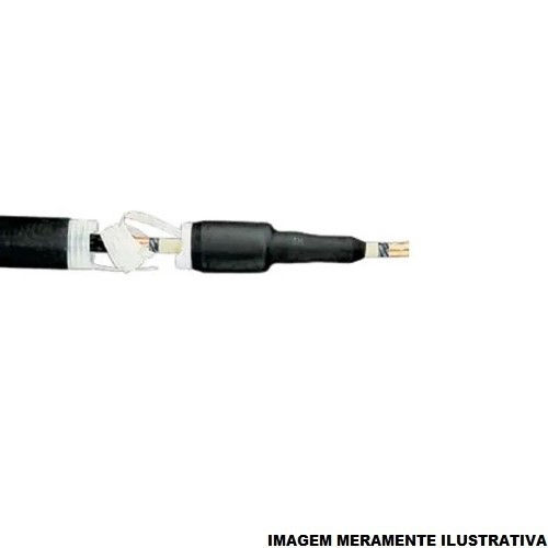Emenda Contrátil a Frio Borracha EPDM 3,6/6 kV-6/10 kV-8,7/15 kV 50-185/ 25-120 mm² 15,0-32,0 mm Comprimento 21-70 mm