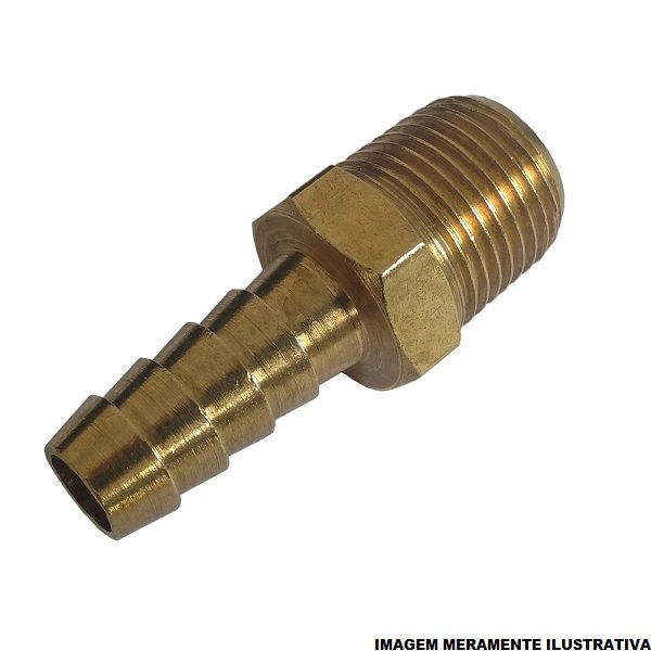 Espigão Latão Macho 5/8"X1/2" NPT