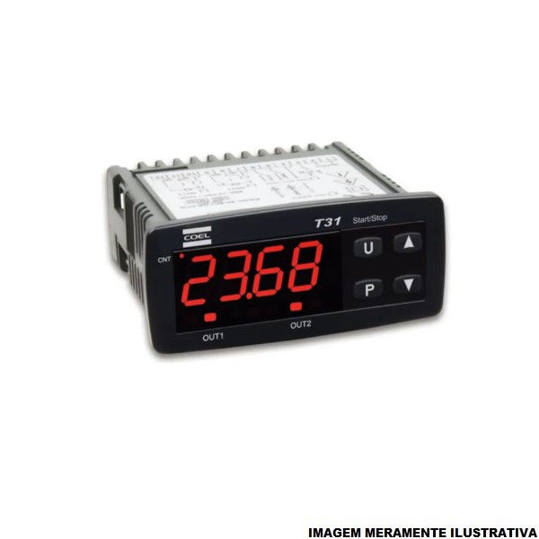 Controlador Temporizador Digital 1 SEG a 9999H 100-240VCA/CC
