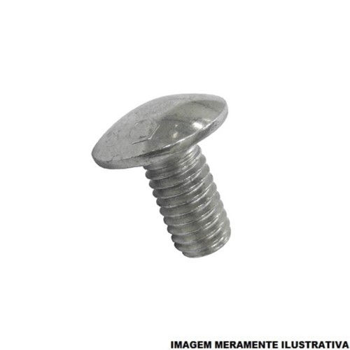 Parafuso Auto-Travante Cabeça Lentilha Abaulada Galvanizado a Fogo 3/8"X3/4" para Perfilado