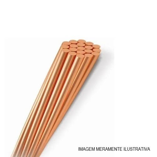 Cabo Cobre NU 19 Fios 1x 4/0 AWG Têmpera Meio Dura 5,10 mm NBR 6524 Classe 2A (0,186 Kg/m)