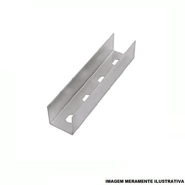 Emenda I Galvanizada Eletrolítica Interna 76x38 mm para Perfilado