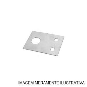 Saída Horizontal Galvanizada a Fogo Eletrocalha para Perfilado 38x38 mm 100x100