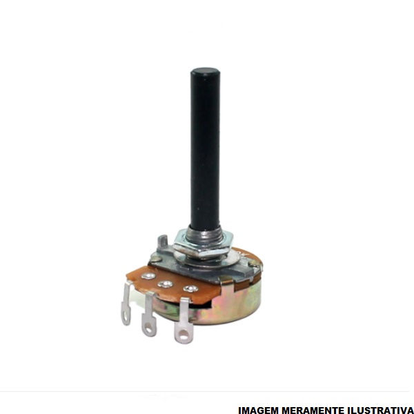 Potenciômetro 1 Volta Linear sem Chave 1K 24 mm