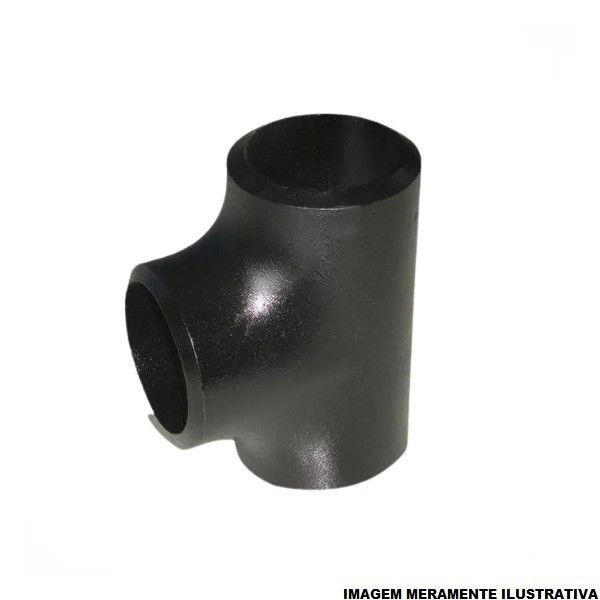 Te Aço Carbono SCHEDULE-40 1" Preto