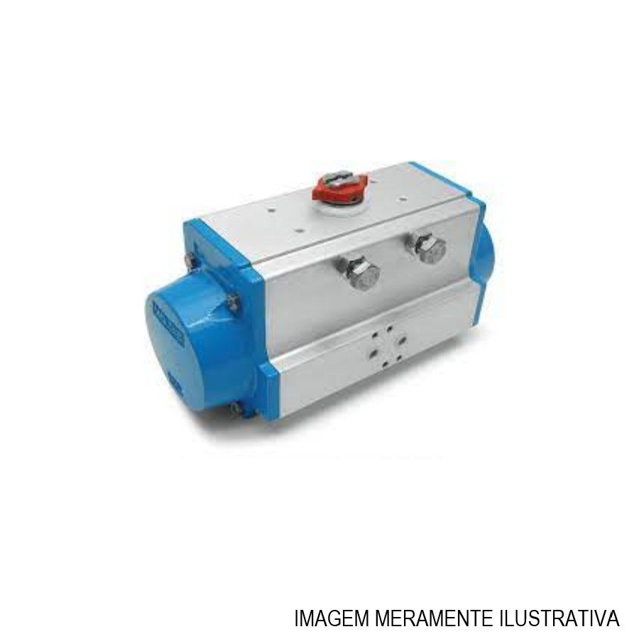 Atuador Pneumático Dupla Ação para Válvula Alumínio 164,5NM da 100 - 2,5-8 Bar