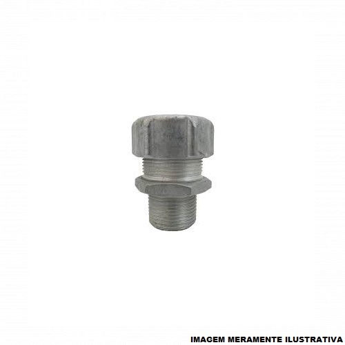 Prensa Cabo Alumínio Prova de Tempo 3/4" NPT com Vedação Preta IP66 3-8,5 mm
