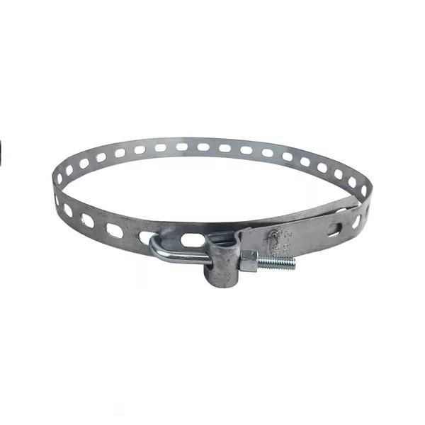 Abraçadeira Ajustável Galvanizada a Fogo para Poste 800 mm com 1 Parafuso Tipo J BAP-2