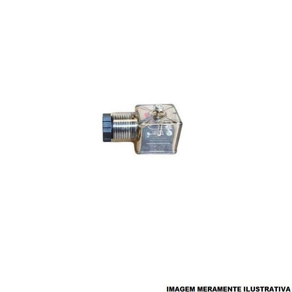 Conector Plugue para Bobina 24VCC
